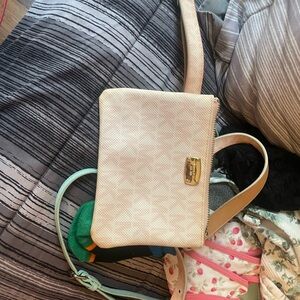 Elegant Cream Crossbody Bag